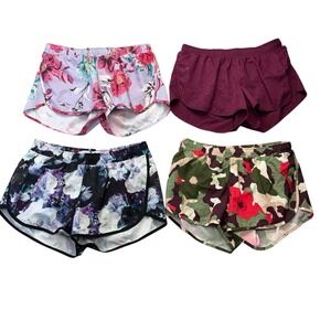 Old Navy Womens Shorts Small Athletic Workout Gym Stretch Waist Lined Lot Of 4